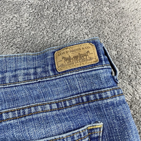 Levis 515 Boot Cut Jeans Womens 14 M Blue Medium Wash Mid Rise - Picture 16 of 16